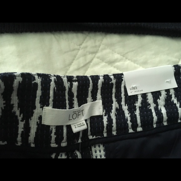 NWT Ann Taylor Loft The Riviera short size 2 NWT - Picture 6 of 8